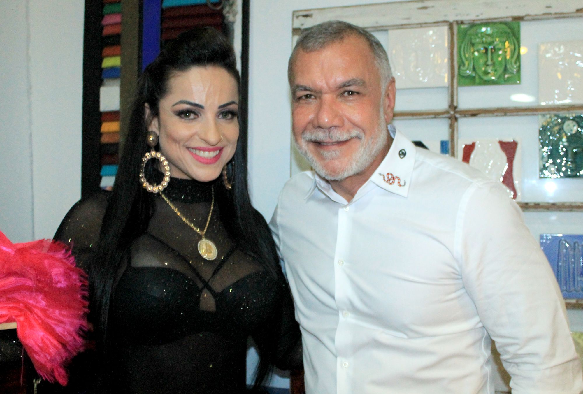 Dr.Marcos Menezes e a DJ Thay Pires - Foto: Renato Cipriano / Divulgação