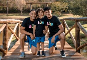 Jogador Ricardo Oliveira, com os filhos Guilherme e Antony - Foto: Mahfilms - @mah.films